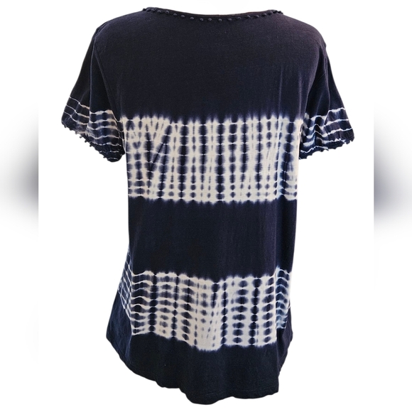 Hatley Emma Tee-Waterside Tie-Dye Shirt - Sz Med - Picture 2 of 5